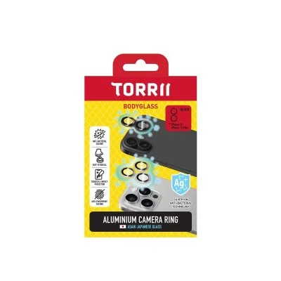 Torrii Bodyglass Iphone 16 / 16 Plus Aluminium Camera Ring - Black